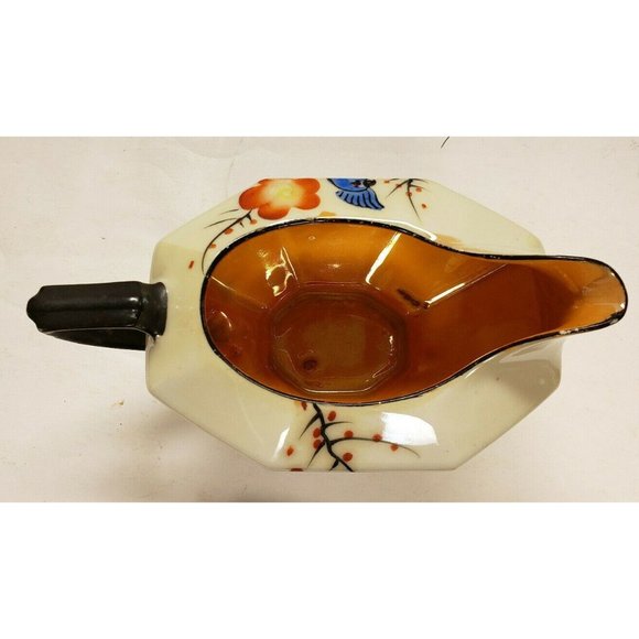 Creamer, Vintage, Hand Painted, Porcelain, Bird&Flowers, Trico, Japan VG - Picture 3 of 4